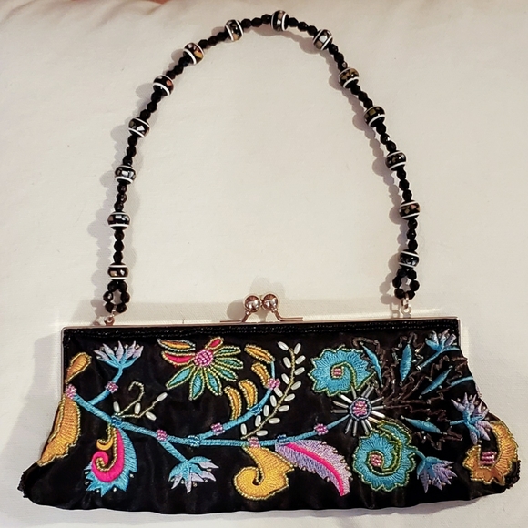 Chateau Handbags - Vintage Beaded Evening Bag by Chateau